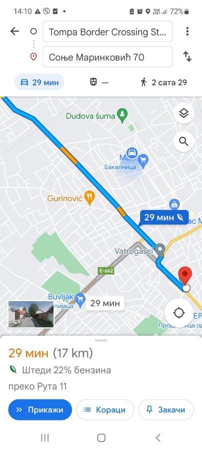 Lena Apartman 수보티차 외부 사진